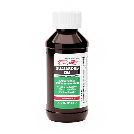 Cold and Cough Relief Geri-Care® 100 mg - 10 mg / 5 mL Strength Liquid 4 oz.