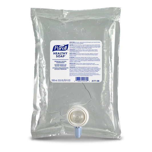Soap Purell® Healthy Soap™ Lotion 1,000 mL Dispenser Refill Bag Waterfall Scent
