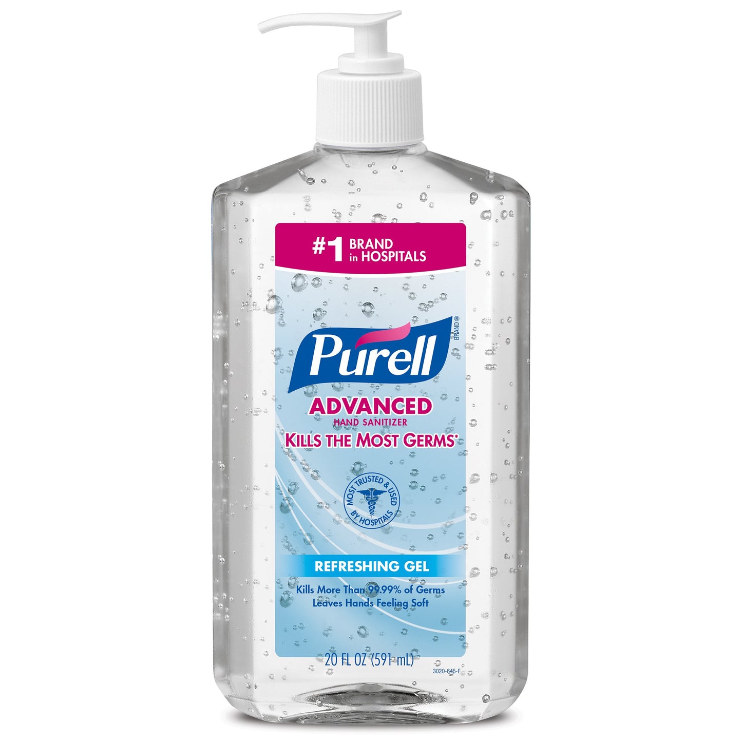 Hand Sanitizer Purell® Advanced 20 oz. Ethyl Alcohol Gel Pump Bottle