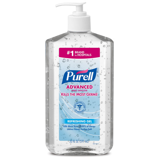 Hand Sanitizer Purell® Advanced 20 oz. Ethyl Alcohol Gel Pump Bottle