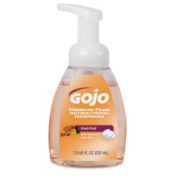 Antibacterial Soap GOJO® Premium Foaming 7.5 oz. Pump Bottle Fresh Fruit Scent