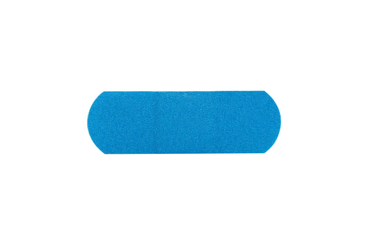 Metal Detectable Adhesive Strip American White Cross® First Aid Fabric Blue 1 X 3 Inch Sterile
