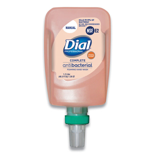 Antibacterial Soap Dial® Professional Foaming 1,200 mL Dispenser Refill Bottle Original Scent