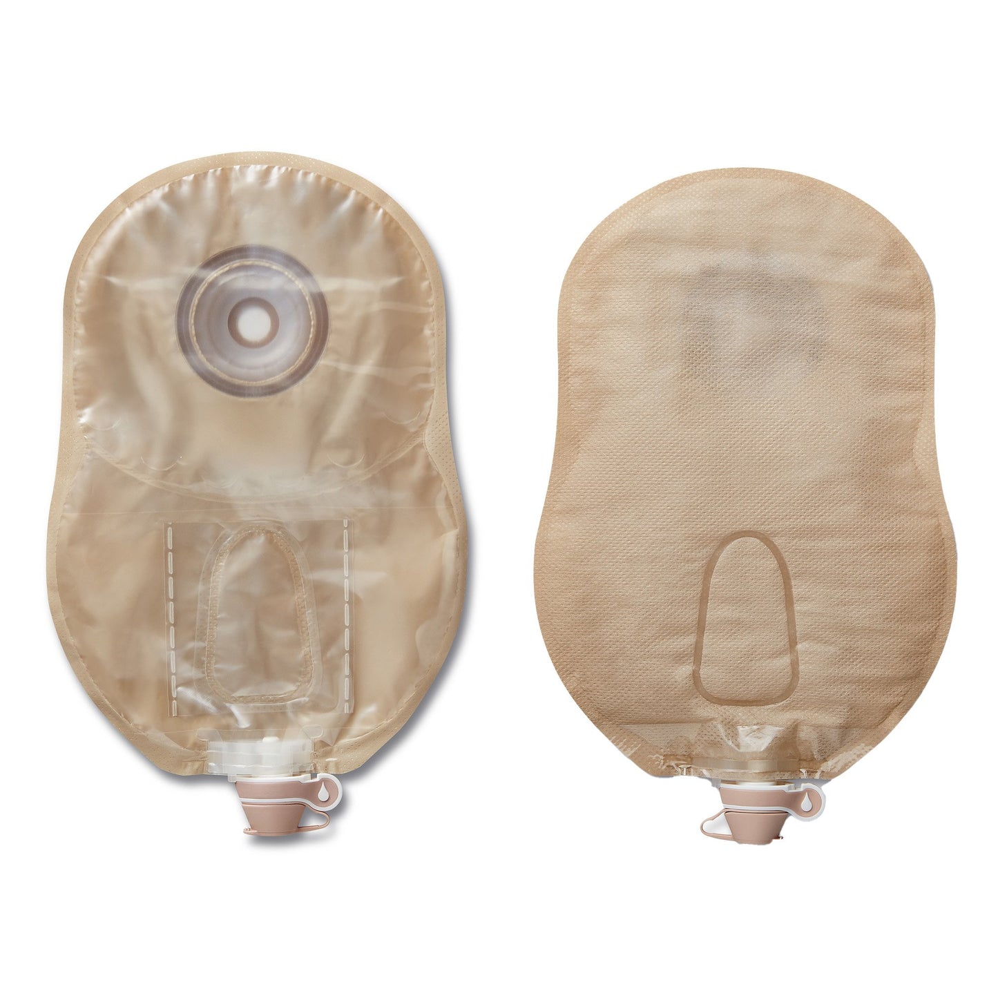 Urostomy Pouch Premier™ One-Piece System 9 Inch Length Convex, Pre-Cut 5/8 Inch Stoma Drainable