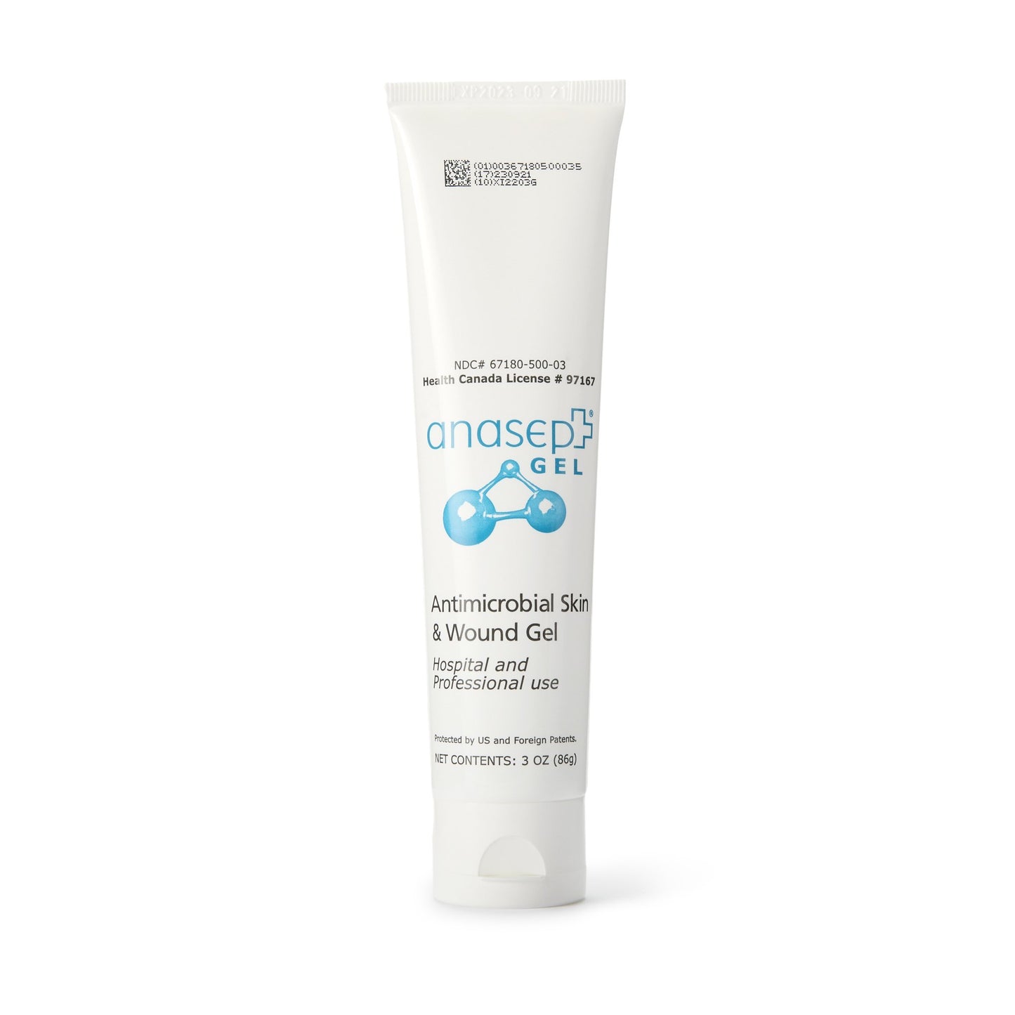 Antimicrobial Hydrogel Anasept® Antimicrobial Skin and Wound Gel 3 oz. Gel / Amorphous NonSterile