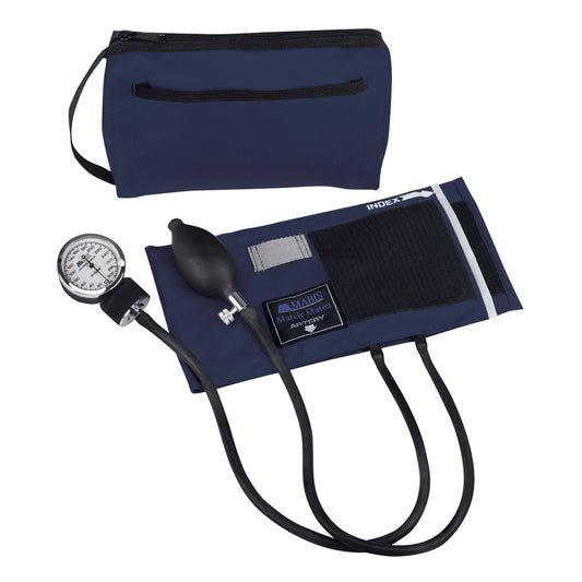 Aneroid Sphygmomanometer with Cuff Mabis Nylon Cuff Palm Aneroid