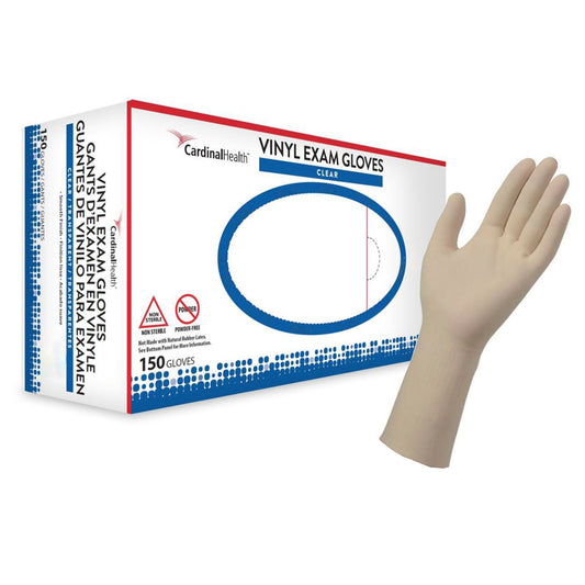 Exam Glove ESTEEM™ Large NonSterile Vinyl Standard Cuff Length Smooth Clear Not Rated