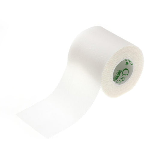 Water Resistant Medical Tape Curad® White 2 Inch X 10 Yard Silk-Like Cloth NonSterile