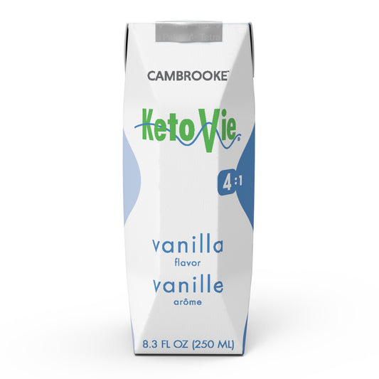 Oral Supplement KetoVie® 4:1 Vanilla Flavor Liquid 8.3 oz. Carton