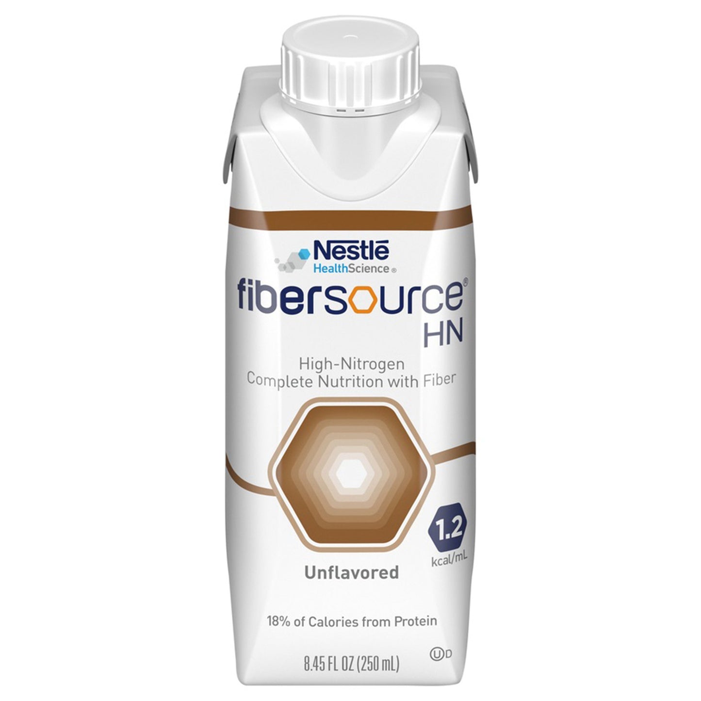 Tube Feeding Formula Fibersource® HN Unflavored Liquid 250 mL Carton