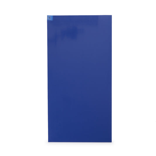 Adhesive Floor Mat Poly Tack 18 x 36 Inch Blue Polyethylene Film