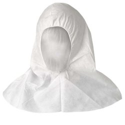 Protective Hood KleenGuard™ A20 One Size Fits Most White Elastic Closure