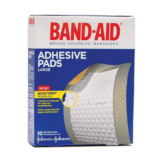 Adhesive Strip Band-Aid® Plastic Tan 2-7/8 X 4 Inch Sterile