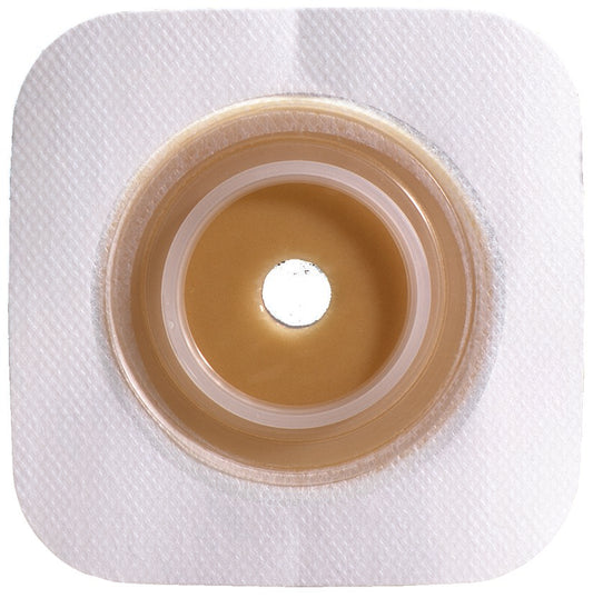 Ostomy Barrier Sur-Fit Natura® Trim to Fit, Standard Wear Stomahesive® Adhesive 32 mm Flange Sur-Fit Natura® System Hydrocolloid Up to 1/2 to 3/4 Inch Opening 4 X 4 Inch