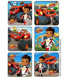 Disney® 75 per Roll Blaze and The Monster Machines Sticker 2-1/2 Inch
