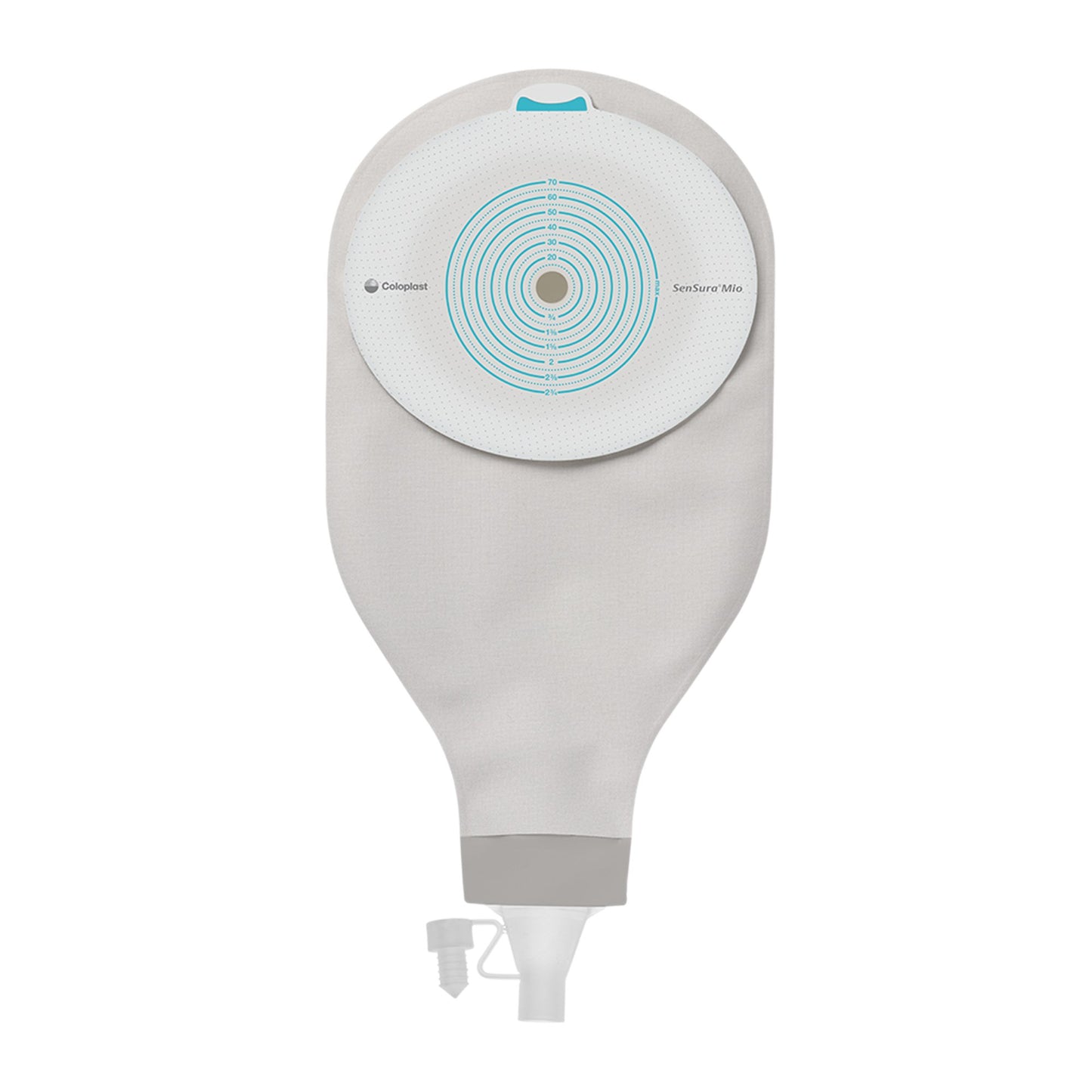 Ostomy Pouch SenSura® Mio High Output One-Piece System Flat, Trim to Fit 10 to 70 mm Stoma Drainable