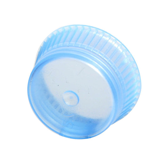 Uni-Flex® Safety Cap Tube Closure Flexible Plastic Over-Locking Blue 13 mm For 13 mm Culture Tubes NonSterile