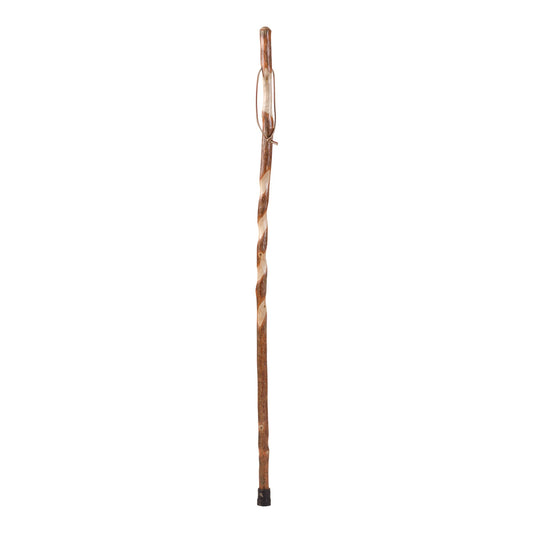 Walking Stick Brazos™ Twisted Trekker Wood 58 Inch Height Sassafras
