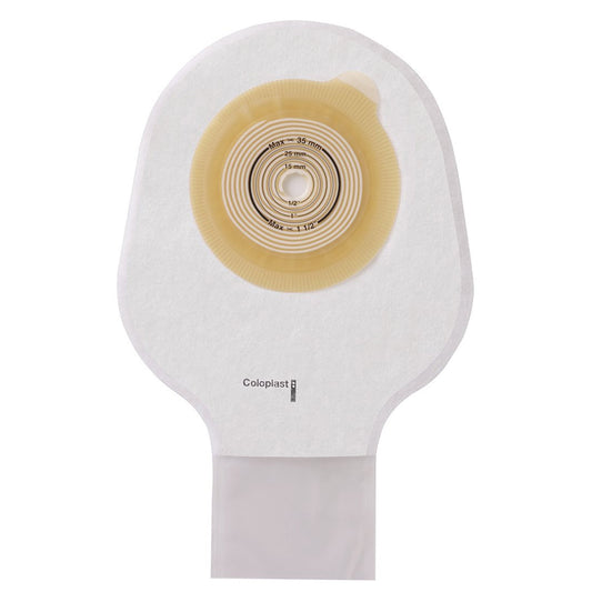 Colostomy Pouch Assura® ColoKids™ One-Piece System 8-1/2 Inch Length Flat, Trim to Fit 1/2 to 1-1/2 Inch Stoma Drainable