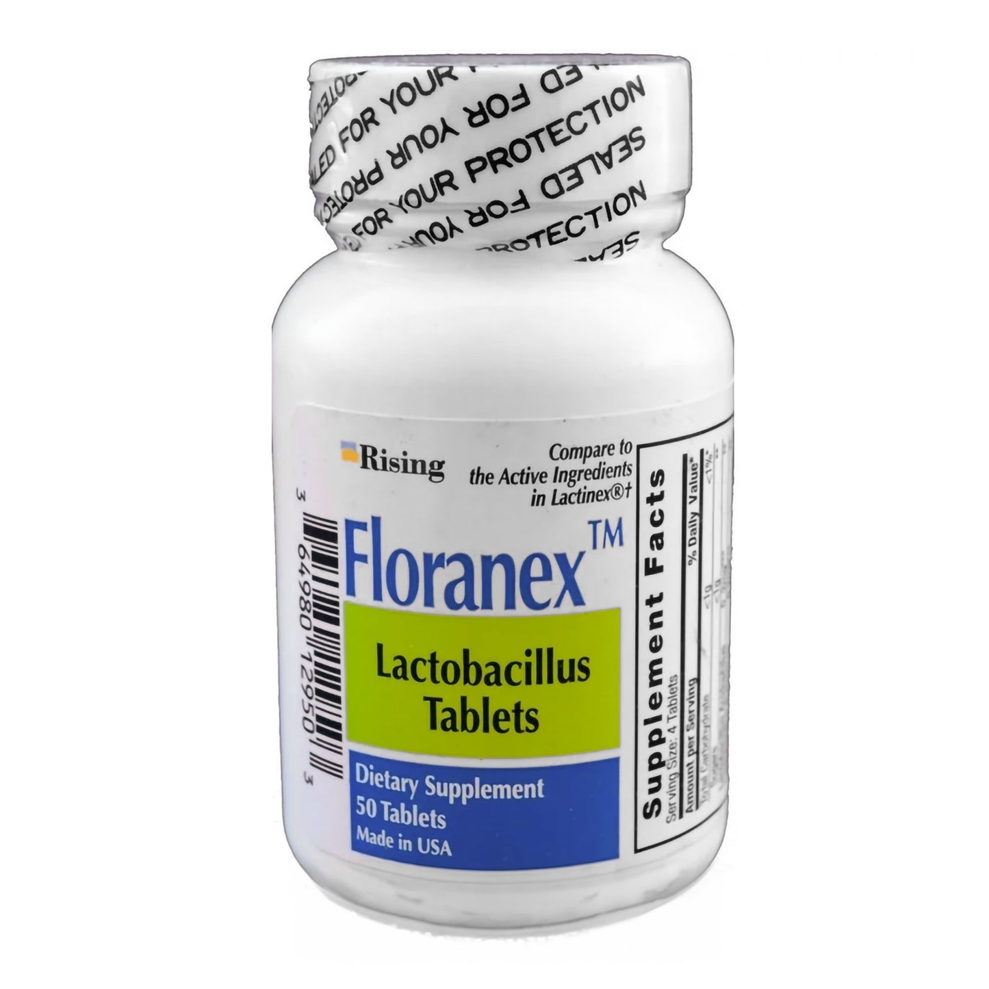 Probiotic Dietary Supplement Floranex™ 50 per Bottle Chewable Tablet