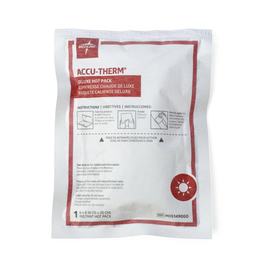 Instant Hot Pack Medline Deluxe General Purpose Plastic / Nonwoven Lining / Sodium Acetate Disposable