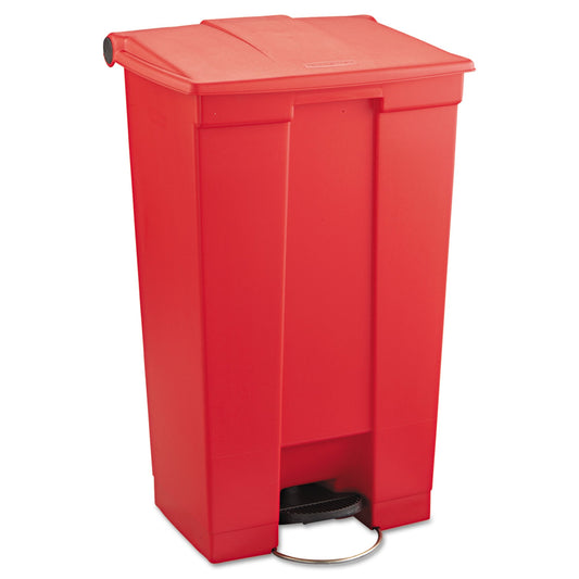 Trash Can Rubbermaid® 92 Quart / 23 gal. Red Plastic Rectangular