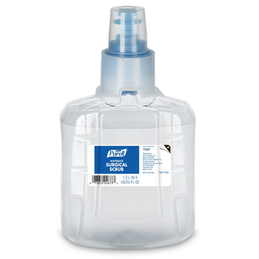Waterless Surgical Scrub Purell® 1,200 mL Dispenser Refill Bottle 70% Strength Ethyl Alcohol NonSterile
