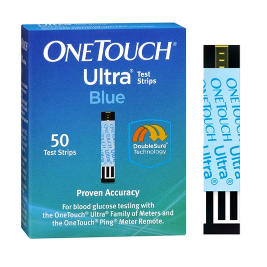 Blood Glucose Test Strips OneTouch® Ultra® 50 Strips per Pack