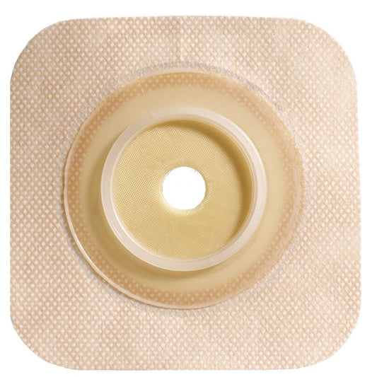 Ostomy Barrier Sur-Fit Natura® Trim to Fit, Standard Wear Stomahesive® Without Tape 100 mm Flange Sur-Fit® Natura® System Hydrocolloid 2-5/8 to 3-1/2 Inch Opening 6 X 6 Inch