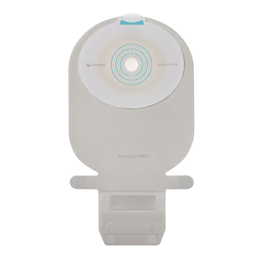 Ostomy Pouch SenSura® Mio One-Piece System 11 Inch Length, Maxi Flat, Pre-Cut 1-9/16 Inch Stoma Drainable