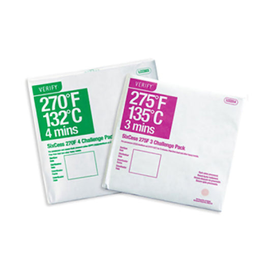 Verify® SixCess™ Sterilization Indicator Challenge Pack Steam