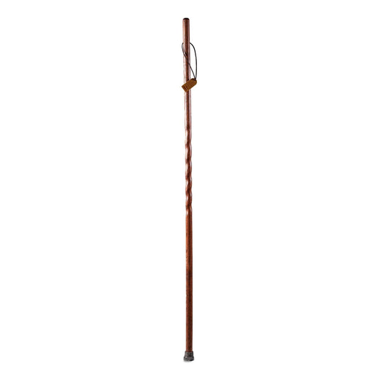 Walking Stick Brazos™ Twisted Trekker Wood 55 Inch Height Red Oak