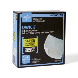 Super Absorbent Dressing Qwick™ 4 X 4-1/2 Inch Square