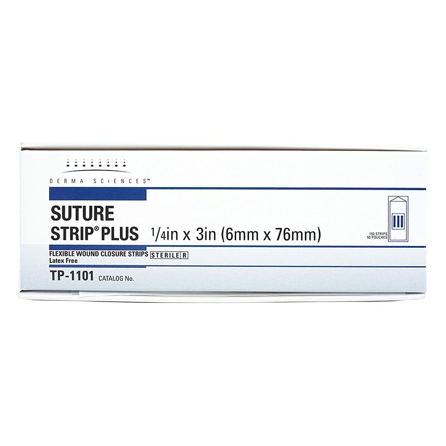 Skin Closure Strip Suture Strip® Plus 1/4 X 3 Inch Nonwoven Polyamide Flexible Strip Tan