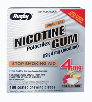 Stop Smoking Aid Rugby® 4 mg Strength Gum