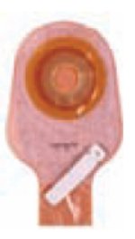 Colostomy Pouch Assura® One-Piece System 9-3/4 Inch Length Flat, Trim to Fit 3/8 to 2-1/4 Inch Stoma Drainable