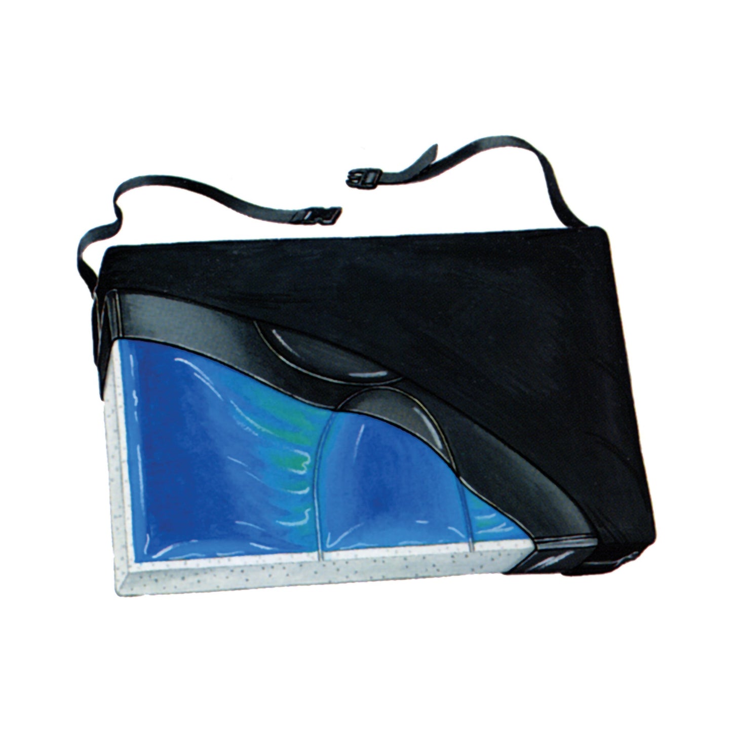 Seat Cushion Position-Plus+™ 16 W X 16 L X 2-1/2 D Inch Foam / Gel