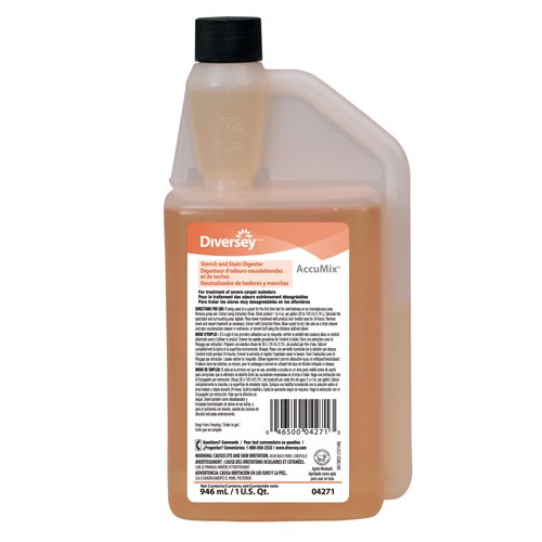 Carpet Stain Remover Diversey™ Liquid 32 oz. Bottle Floral Scent Manual Pour