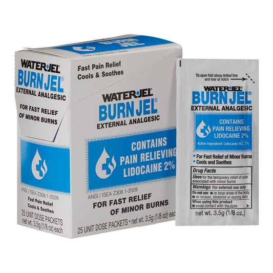 Burn Relief Lidocaine Water Jel® Burn Jel® Topical Gel 3.5 Gram Individual Packet