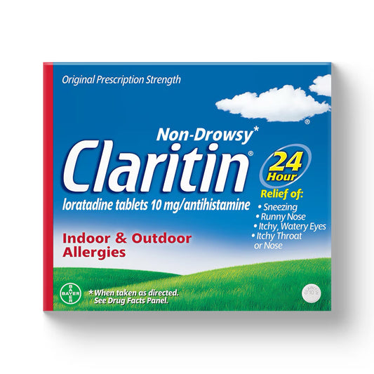 Allergy Relief Claritin® 10 mg Strength Tablet 30 Per Box