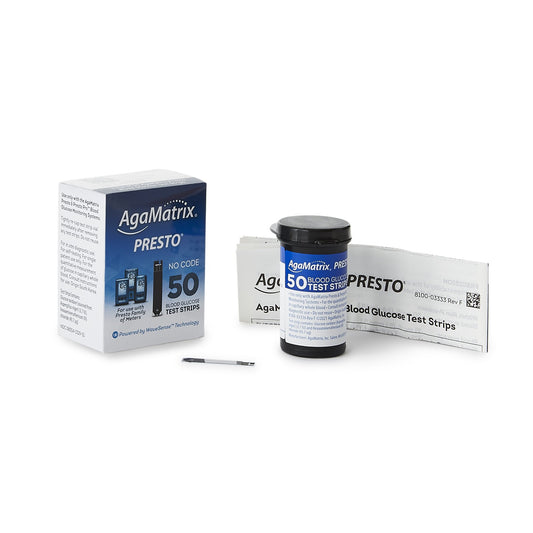 Blood Glucose Test Strips Wavesense® Presto® 50 Strips per Pack