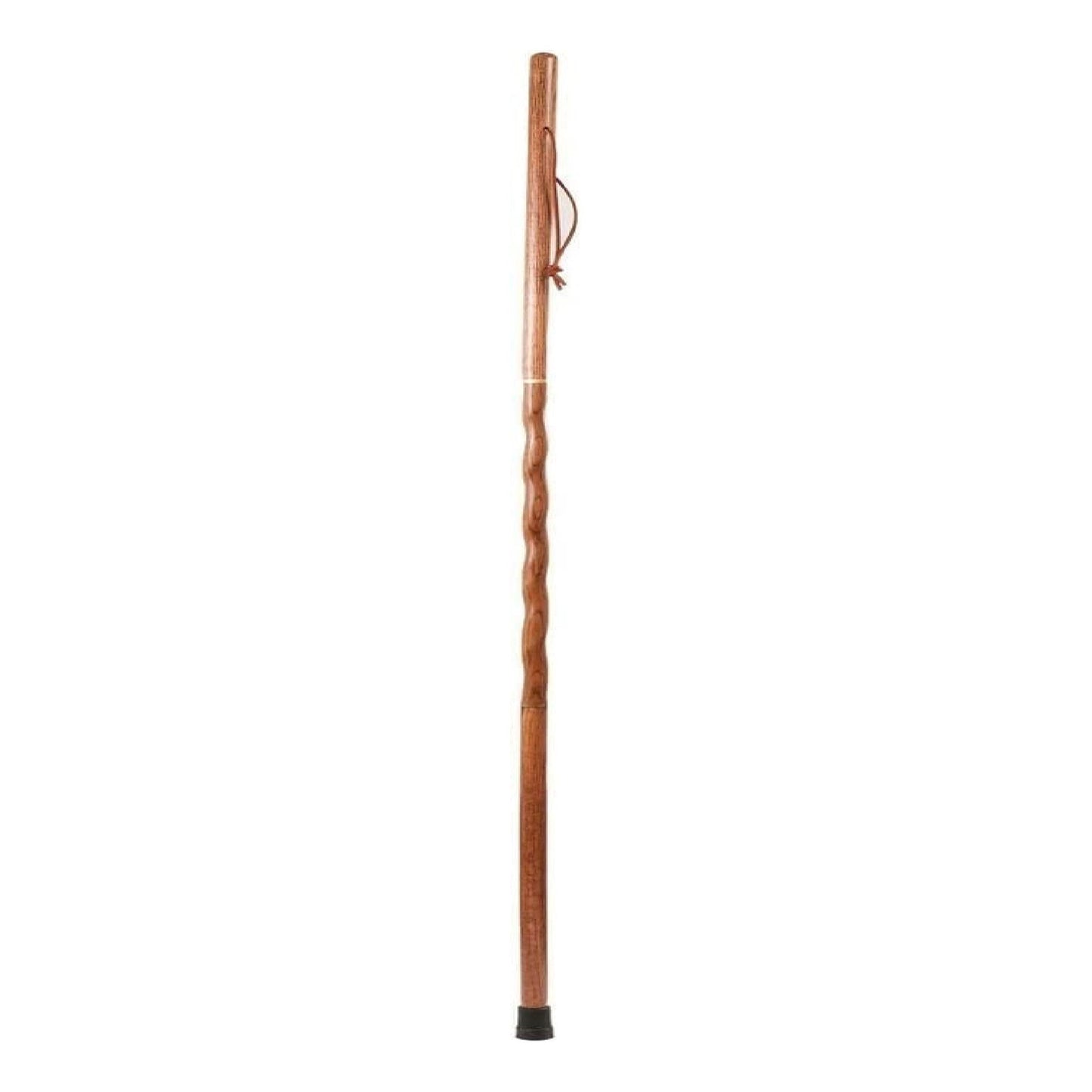 Walking Stick Brazos™ Twisted Traveler's Stick Wood 55 Inch Height Red Oak