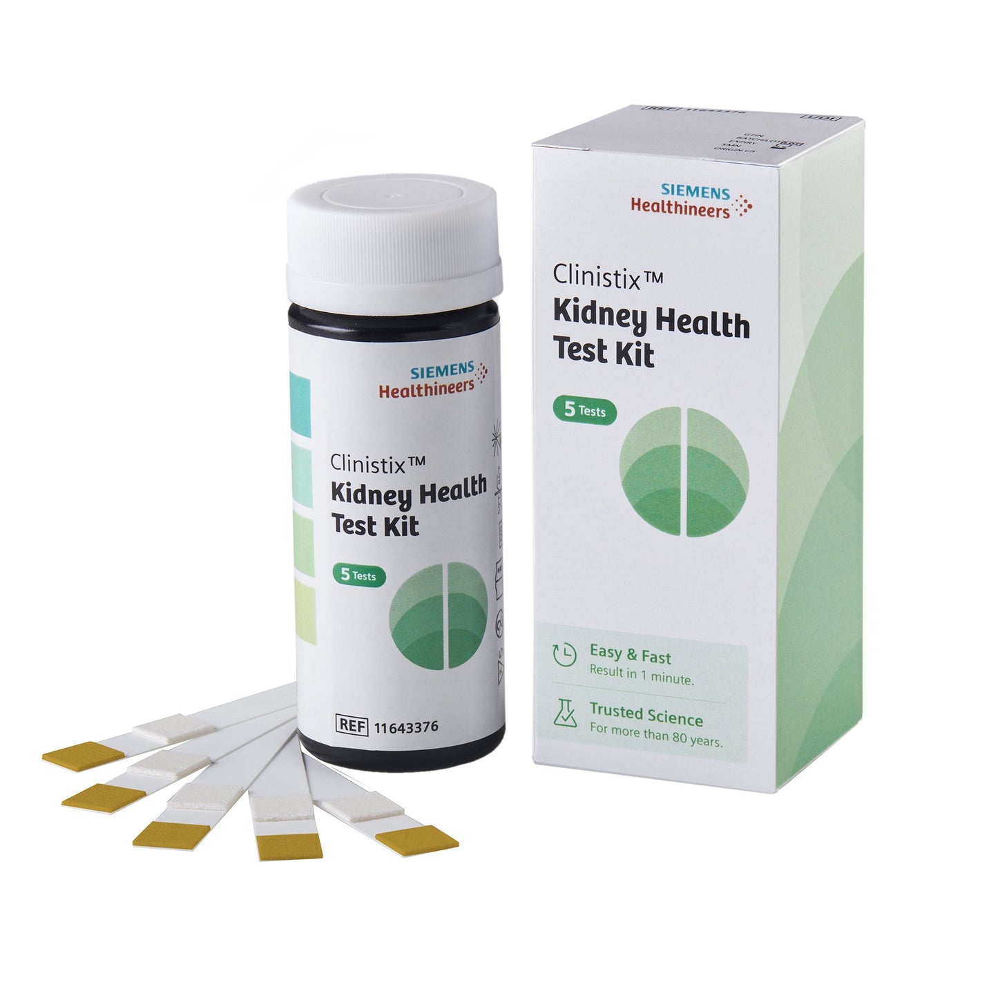 Urinalysis Test Kit Clinistix™ Albumin / Creatinine / Creatinine Ratio 5 Tests per Kit CLIA Waived