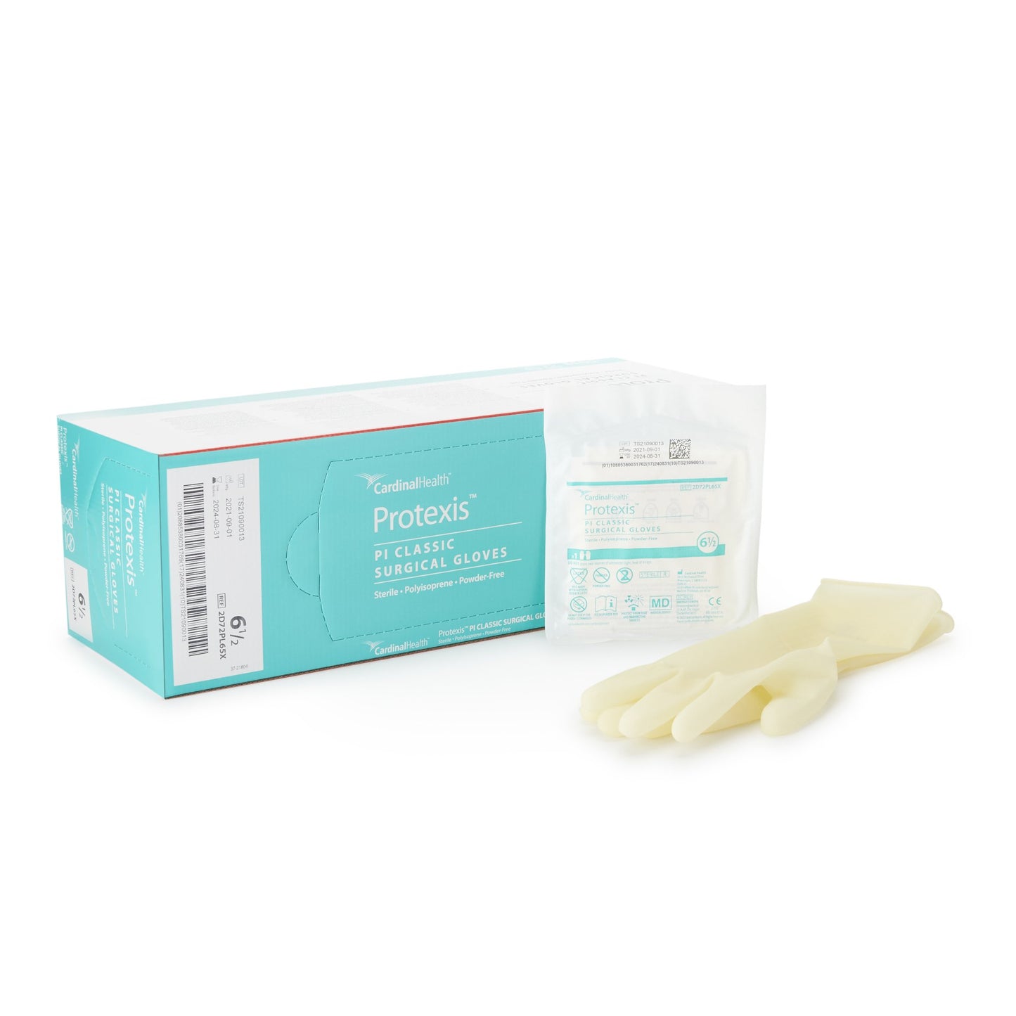 Surgical Glove Protexis™ PI Classic Size 6.5 Sterile Polyisoprene Standard Cuff Length Smooth Ivory Not Chemo Approved