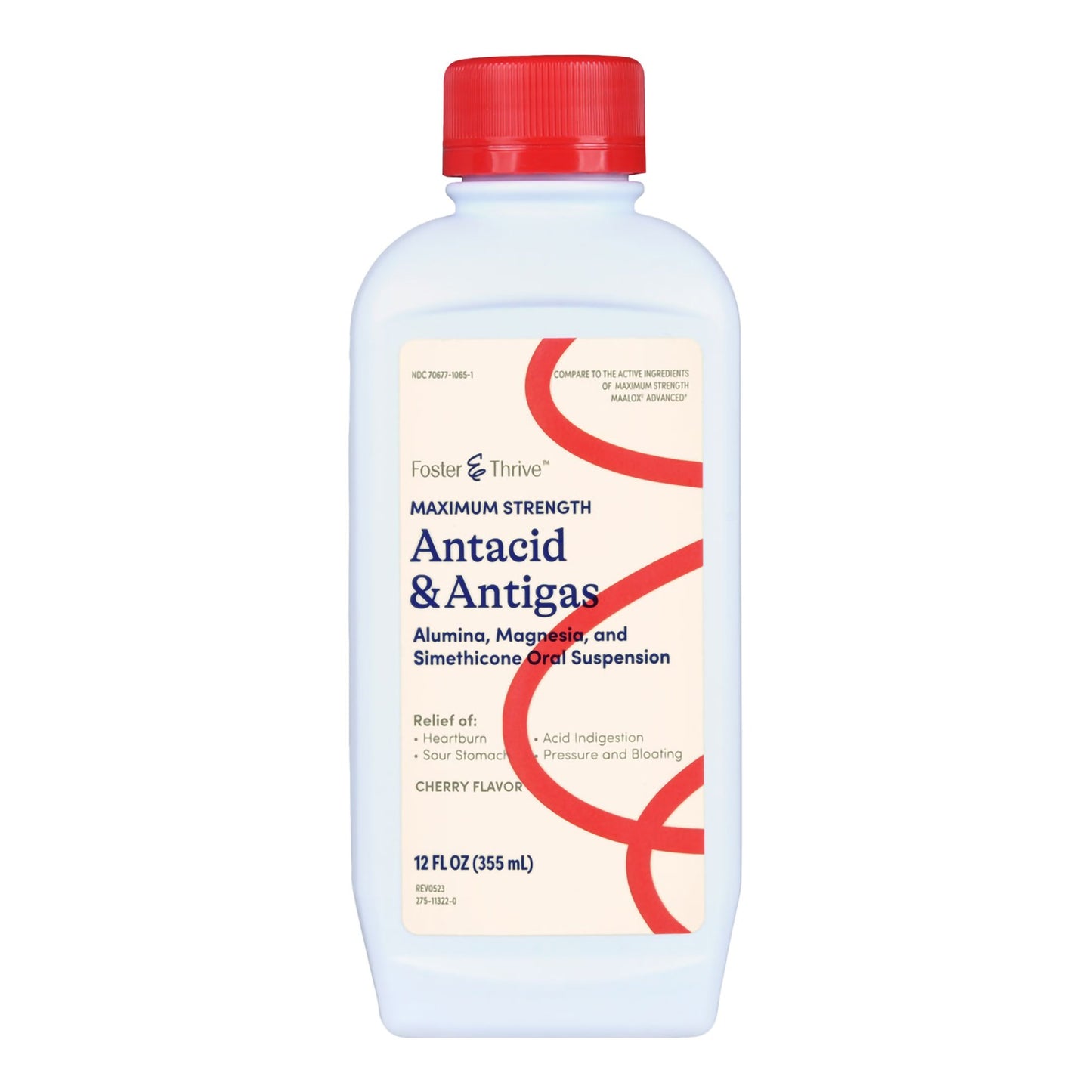 Antacid Foster & Thrive™ 400 mg - 40 mg Strength Liquid 12 oz.