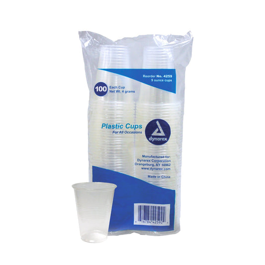 Drinking Cup Dynarex® 9 oz. Translucent Plastic Disposable