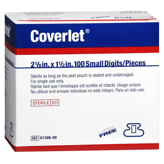 Adhesive Strip Coverlet® Fabric Tan 1-1/2 X 2-1/2 Inch Sterile