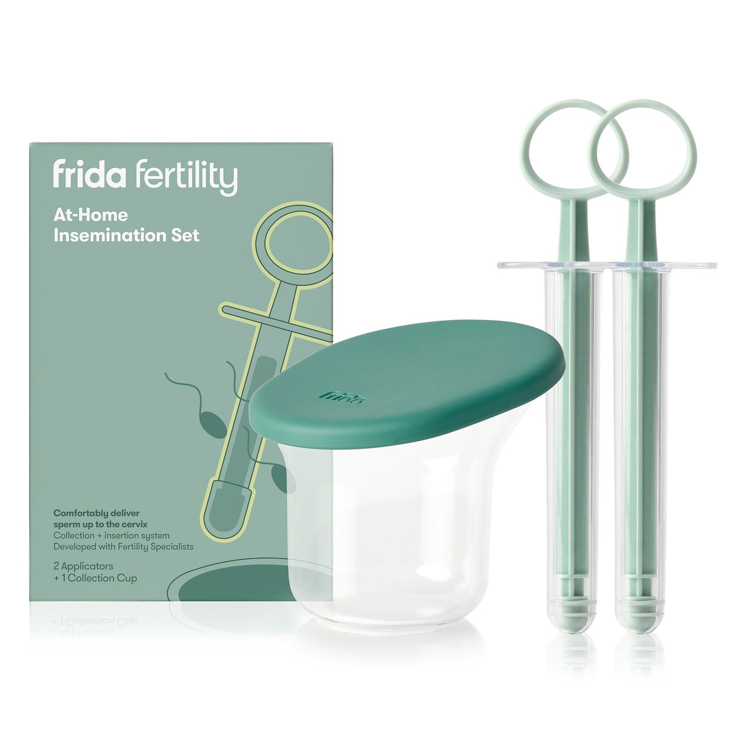 At-Home Insemination Kit Frida Fertility Comfort Grip, Extended Barrel, Rounded Tip