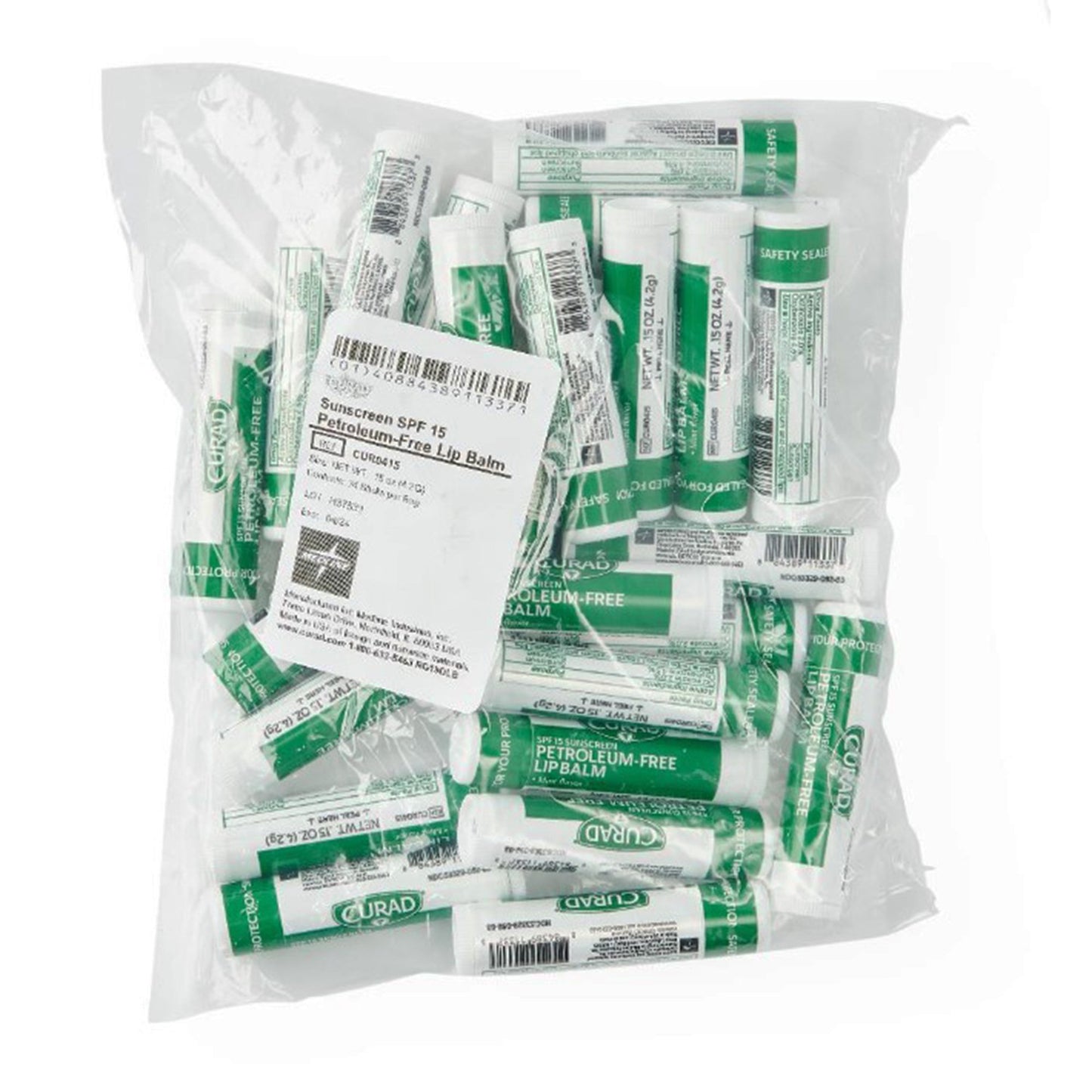 Lip Balm Curad® 0.15 oz. Tube