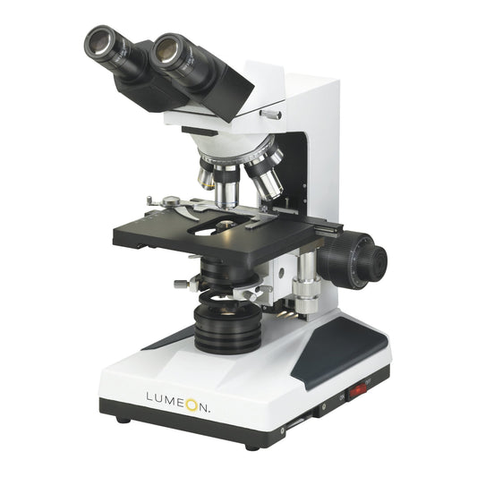 McKesson LUMEON™ Hematology Microscope Binocular Head 4X, 10X, 40X, 50X Oil and 100X Oil Achromatic Objectives